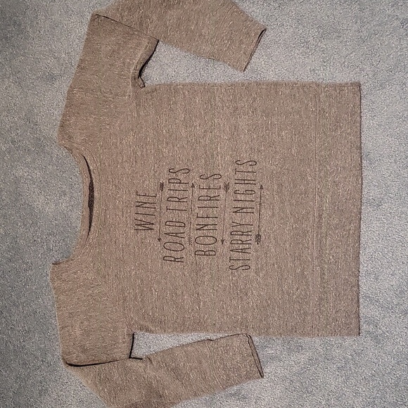 Wine, Road trips, Bonfires, Starry Nights sweatshirt - Picture 1 of 8